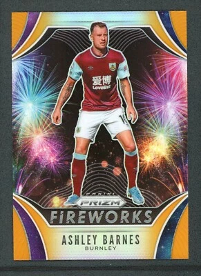 2020-21 ASHLEY BARNES 02/25 PANINI PRIZM PREMIER LEAGUE FIREWORKS ORANGE - Image 1 of 2
