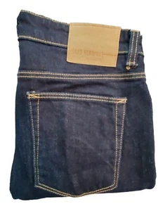 Vaqueros de mezclilla azul arenque rojo para hombre W32R L30 - Imagen 1 de 9