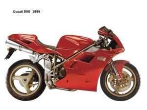 WORKSHOP MANUAL DUCATI 996 MANUAL TALLER DVD REPAIR SERVICE PDF English - Imagen 1 de 1