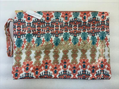 Charming Charlie Women Zipper Medium Sz. Pouch SUN KISSED Makeup Bag NWT - Image 1 of 4