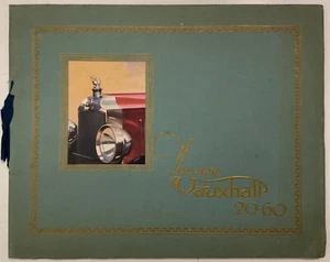 AUTOMOBILISMO LA NUOVA VAUXHALL 20-60 LONDON DEPLIANT BROCHURE 1928 SEDE BRESCIA - Picture 1 of 15