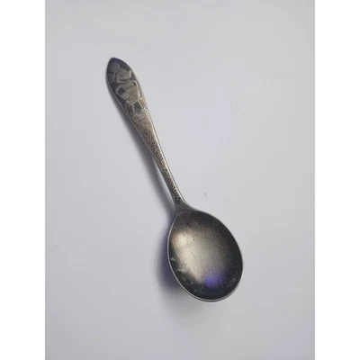 Cuchara vintage de Mickey Mouse de los años 30 Branford placa de plata coleccionable de Disney Foto 1 de 4