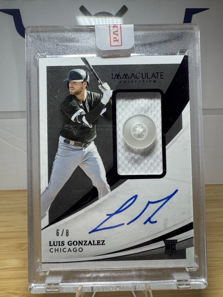 Luis González RPA 6/8 Inmaculado Novato Auto Juego Usado Botón Medias Blancas 🔥 Foto 1 de 3