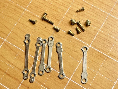 #5 2-8-2 MIKADO - RODS & SHOULDER SCREWS Steam Locomotive MANTUA VINTAGE HO - Image 1 of 4