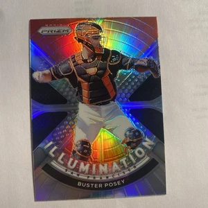 2021 Panini Prizm - Illumination Green Wave Prizm #IL-14 Buster Posey GIANTS - Picture 1 of 4