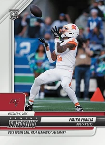 2025-26 Panini Instant NFL #130 Emeka Egbuka Tampa Bay Buccaneers RC - Presale - Bild 1 von 2