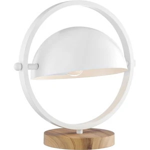 Lite Source LS-23757WHT/WD Wanda Table Lamp Wood - Picture 1 of 4