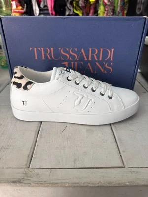 Zapatillas Mujer Trussardi Blancas Talla EU39 Suela Interna 25Cm/Externa 27Cm Foto 1 de 4