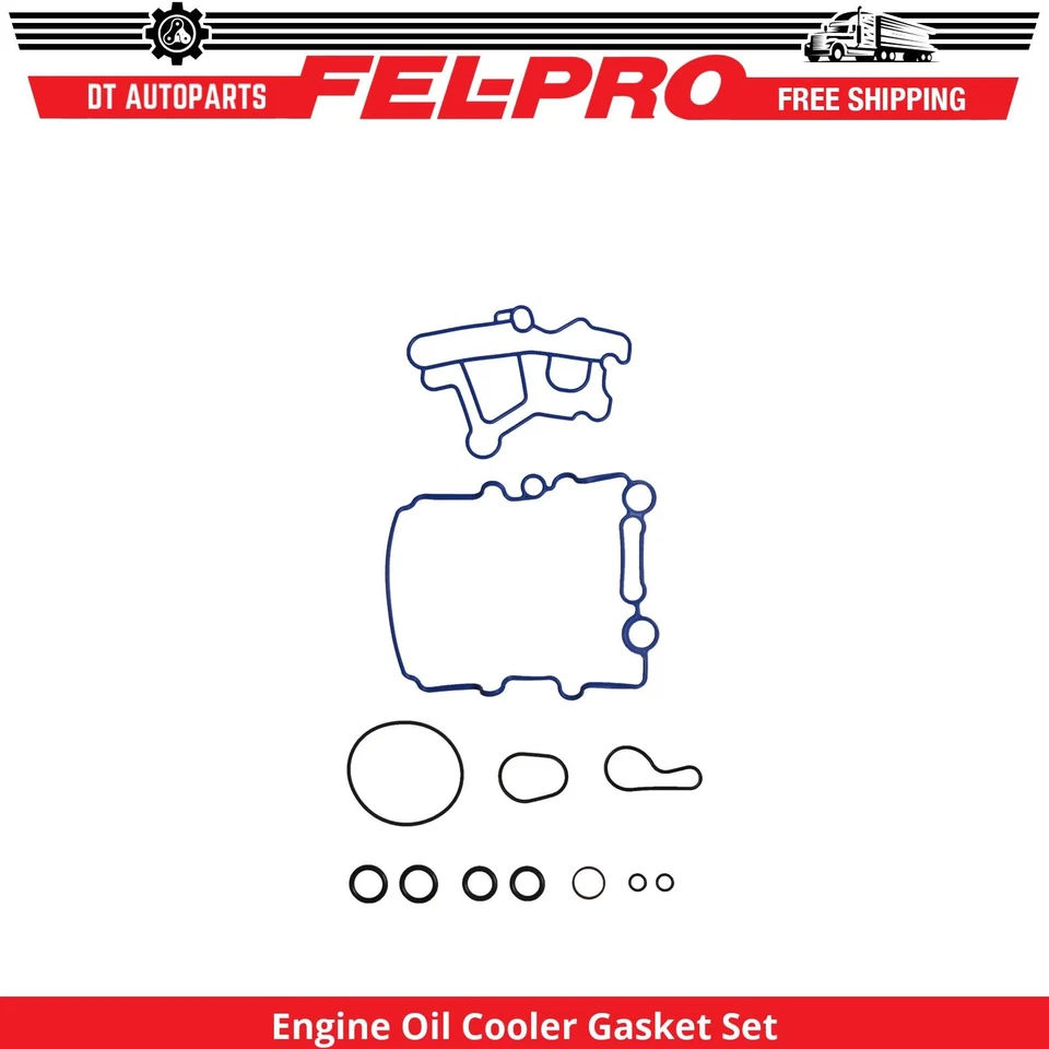 Juego de juntas de enfriador de aceite de motor V8 Fel-Pro 6,0 L para Ford F-250 Super Duty 2003-2007 Foto 1 de 1