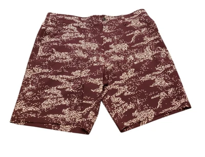 Pantalones Cortos Under Armour UA Golf Estampados Granate/Blanco Talla 38 Foto 1 de 4