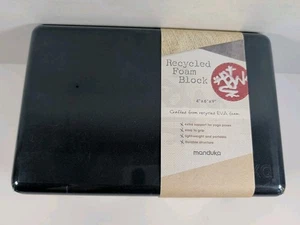 New Manduka Midnight Recycled Foam Exercise Fitness Gym Yoga Block Brick 4x6x9" - Picture 1 of 5