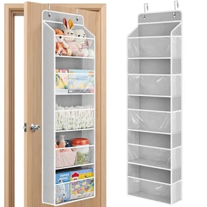 Almacenamiento de animales de peluche de juguete, organizador sobre la puerta con ventanas transparentes, 44 l... - Imagen 1 de 8
