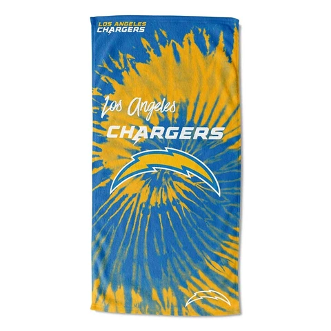 Los Angeles Chargers NFL 30 x 60 Pyschedelic Beach Towel FREE SHIP Cover