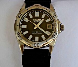 SEIKO 100M DIVERS DAY/DATE AUTOMATIC MENS WATCH 7S26-0180, MOD 6217/62MAS