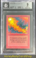 MTG Limited Edition Alpha 1993 Red Elemental Blast BGS 9.0 Mint Old School 93/94