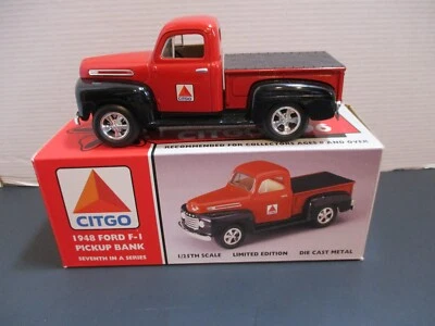 1948 Ford F-1 пикап банк Citgo литой 1:25 ограниченного тиража #6240 винтажный 1996 - Изображение 1 из 4