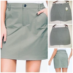 Libin Women’s Outdoor Golf Skort - Skirt UPF 50 Gray Waterproof Size XXL - Picture 1 of 11