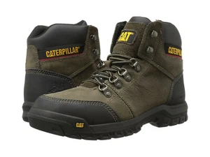 Men Caterpillar Outline Steel Toe Work Boot P90802 Dark Gull Grey 100% Authentic - Picture 1 of 7