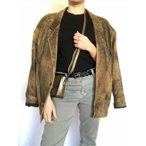 Bonita Vintage Leather Jacket Size 12 - SOME FLAW - Picture 1 of 4