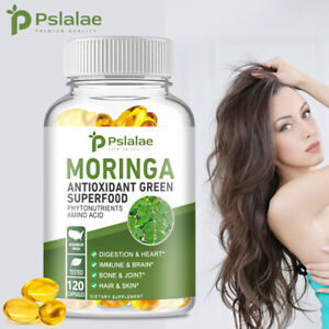 Moringa Capsules 1000mg - Promote Metabolism, Energy, Digestion & Immune Support