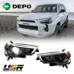 DEPO 2021 TRD Pro Style LED DRL Light Bar +Low Beam Headlight For 14-20 4Runner - Picture 1 of 12