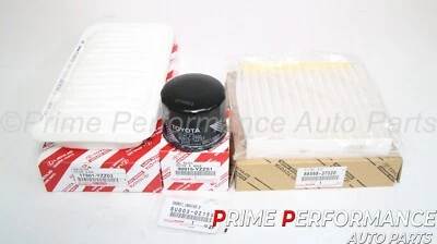 Toyota 86 Scion FR-S 2013-2020 Air, Cabin & Oil Filter kit Genuine  17801-YZZ03 - Image 1 of 4