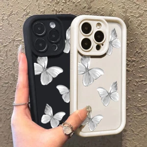 Butterfly Slim For iPhone 15 14 13 12 11 Pro MAX X XR Silicone Back Case Cover - Picture 1 of 21