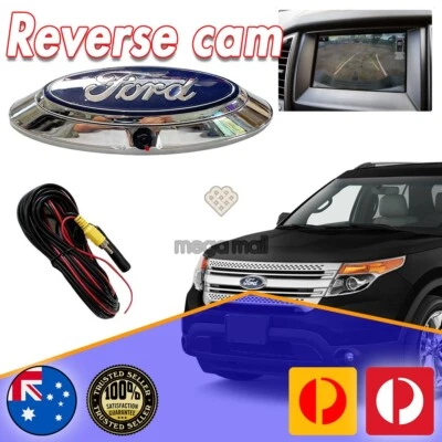 Front Tailgate Reverse Camera Housing Bezel & Emblem For Ford Explorer 2011-2016 - Image 1 of 4
