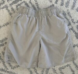 Boys beige Aftco shorts with inner liner size medium