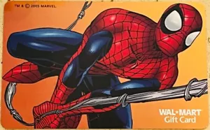 WALMART Gift Card 2005 Marvel Comics SPIDER-MAN Collectible No Cash Value VL2780 - Picture 1 of 2