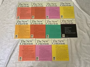 The New Criterion Monthly Review LOT x 11 2021 2022 2023 History Commentary - Picture 1 of 4