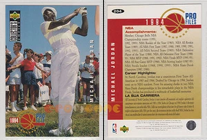NBA UPPER DECK 1994 COLLECTOR'S CHOICE - Michael Jordan #204 - Ita/Eng - MINT - Foto 1 di 1