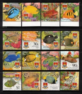 2002 Kiribati Islands Fish Stamps Set of 16 SG 635/50 MUH - Picture 1 of 1
