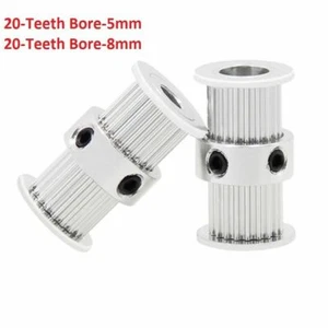 Impresora 3D de doble cabeza 2GT polea de ralentí de rueda de correa de distribución de 20 dientes diámetro 5 mm/8 mm - Imagen 1 de 5