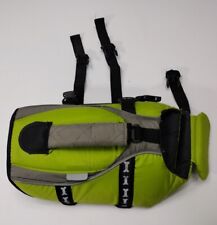 Outward Hound Dog Life Jacket Vest Preserver Floating Safety Green Smaller Size 