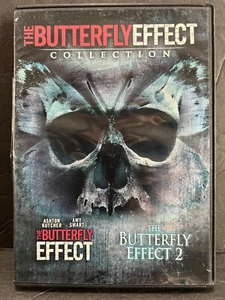 The Butterfly Effect 1 & 2 Movie Double Feature Ashton Kutcher, Amy Smart DVD - Imagen 1 de 5