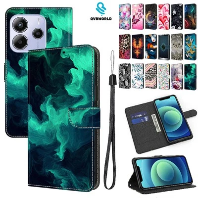 Case For Xiaomi Redmi Note 12 Pro 12 Pro+ 11 11s Poco X5 Patterned Leather Cover - Image 1 of 4
