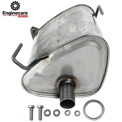 Silenciador de escape trasero de acero inoxidable para Subaru Forester 2014-2018 2,5 L Foto 1 de 4