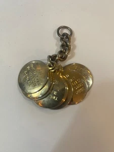 Engraved Ten Commandment Disks Watch Fob ~ RI14 - Picture 1 of 11