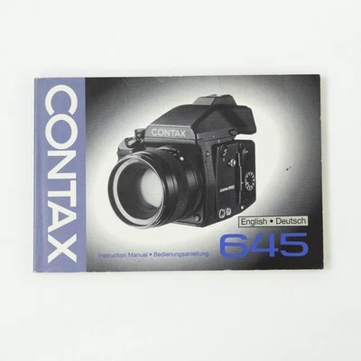 [RARE] Contax 645 manual En-De version - Image 1 of 3
