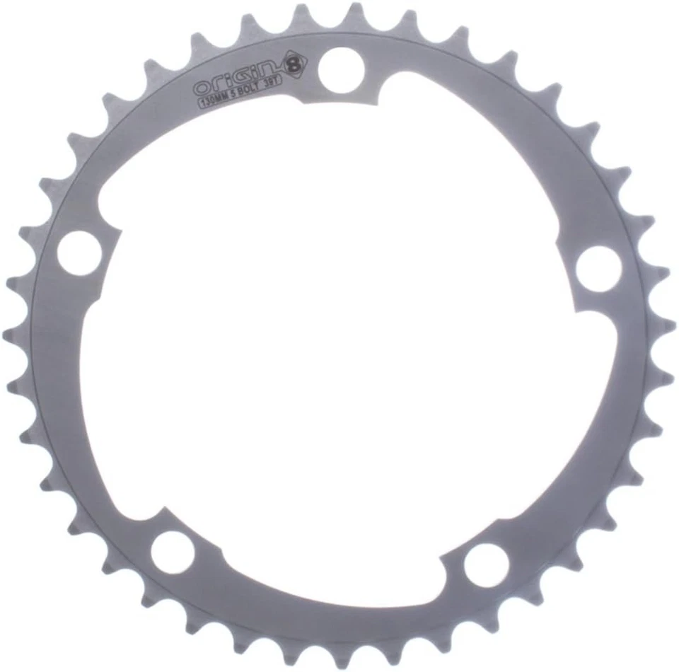 Platos de hoja de aleación Origin8, plata 110 mm / 5 pernos / 34 t,  Foto 1 de 1