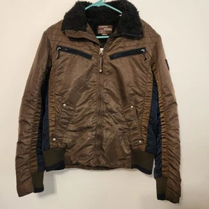 Giacca Energie vintage donna media italiana streetwear Y2K bomber color block anni 90 - Foto 1 di 13