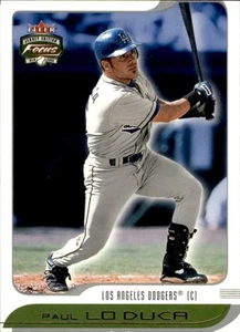 2002 Fleer Focus Jersey Edition #58 Paul Lo Duca Los Angeles Dodgers - Picture 1 of 2