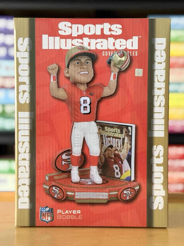 Steve Young San Francisco 49ers Sports Illustrated Cover Bobblehead FOCO NEW NIB - Image 1 of 4