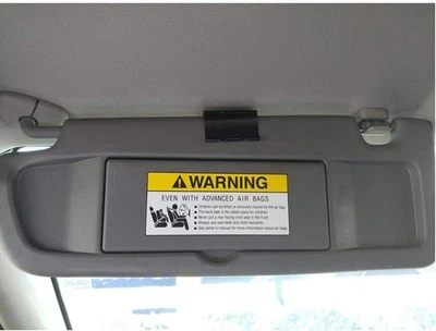 Clear Gray Left Passenger Side Sun Visor Compatible with Honda Civic 2006-2011 - Image 1 of 4