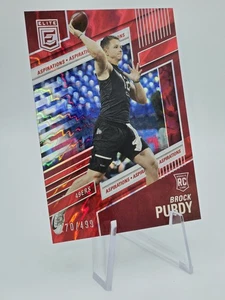 Panini Donruss Elite 2022 - Rookies Brock Purdy #185 Aspirations Shimmer/499... - Imagen 1 de 4