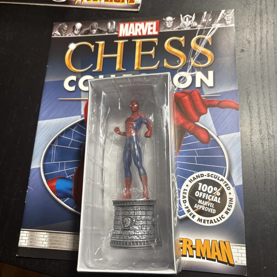 Marvel Eaglemoss Colección Ajedrez Pieza Caballero Figura Spider-Man con Revista Foto 1 de 1