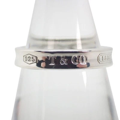 Tiffany & Co.  1837  Ring Narrow  Sterling Silver 925   Size 7 1/2 US - Image 1 of 4