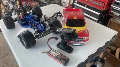 TRAXXAS SLASH 2wd/VXL RTR Custom TTR EK4 Truck Body 2S LiPo NO CHARGER READ DESC - Image 1 of 4