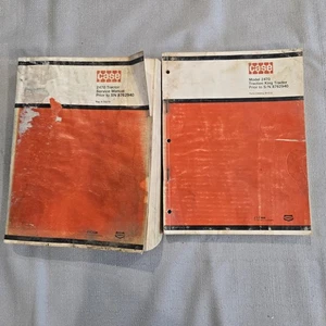 Case 2470 Tractor Service Manual Parts Catalog Repair Shop Set Prior To 8762940 - Picture 1 of 11